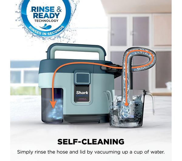 Shark EveryMess Portable 3-in-1 Stain Eliminator 2kg Wet Dry Vacuum | VX110UK