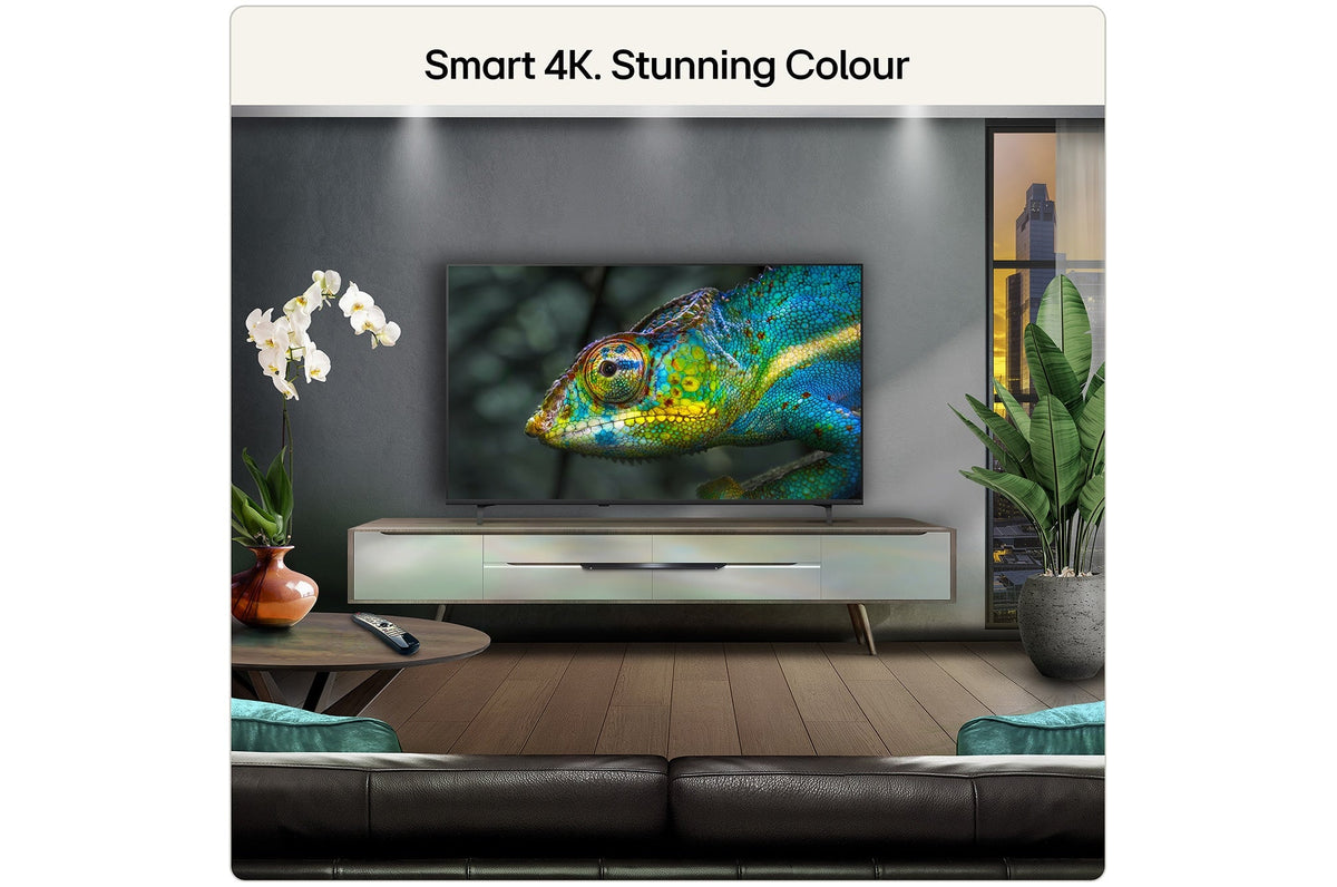 LG 55" QNED72 QNED AI Mini LED 4K Smart TV (2026) - in a living room