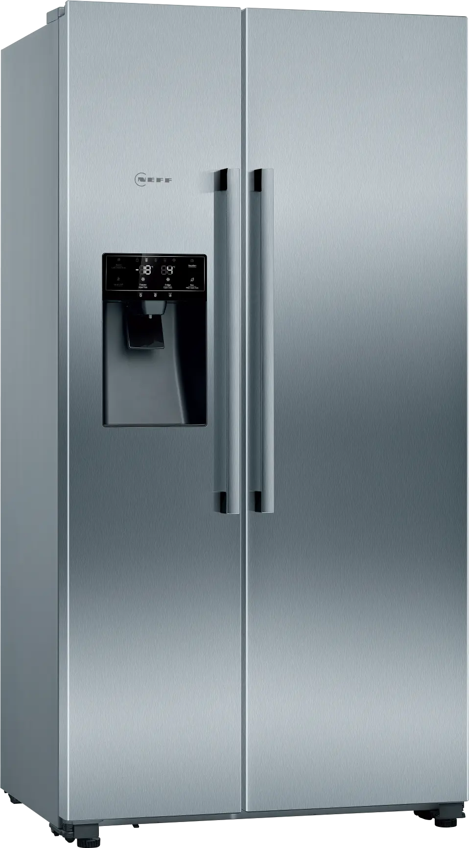 NEFF N70 KA3923IE0G American side-by-side fridge freezer in Stainless Steel