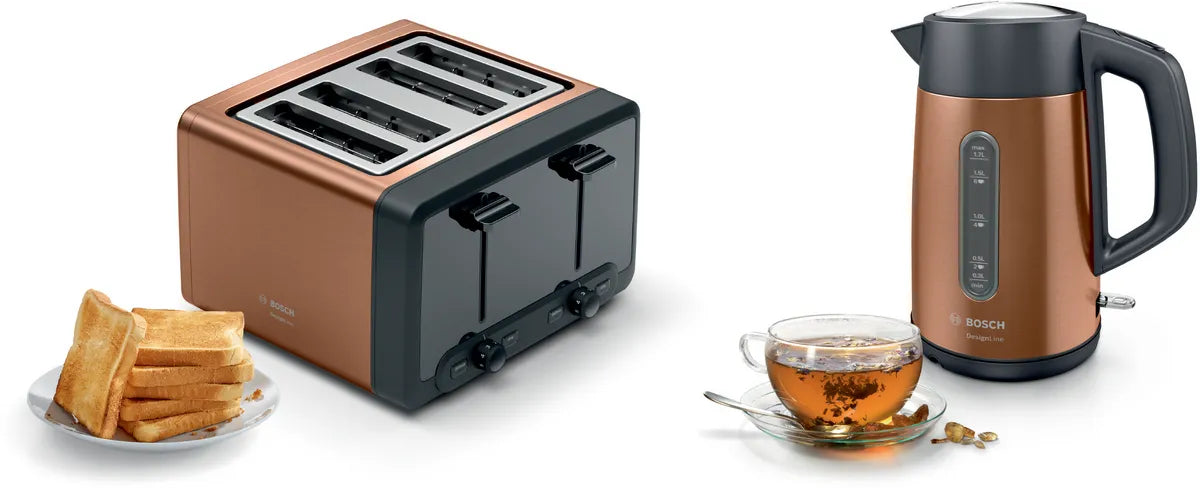 Bosch Toaster DesignLine Copper | TAT4P449GB