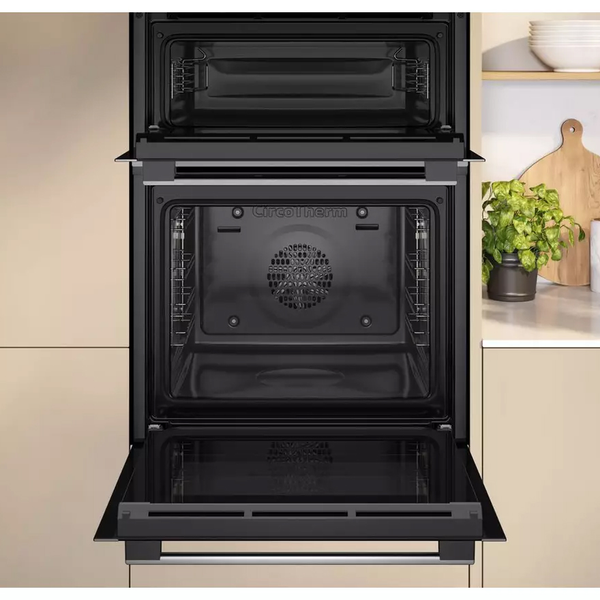 NEFF N50 Electric Built-in Double Oven – Stainless Steel | U1ACE2AN3B