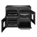 BELLING 110CM WIDE FARMHOUSE RANGE 5 ZONE CERAMIC HOB - ANTHRACITE