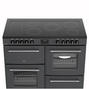 BELLING 110CM WIDE FARMHOUSE RANGE 5 ZONE CERAMIC HOB - ANTHRACITE