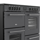BELLING 110CM WIDE FARMHOUSE RANGE 5 ZONE CERAMIC HOB - ANTHRACITE