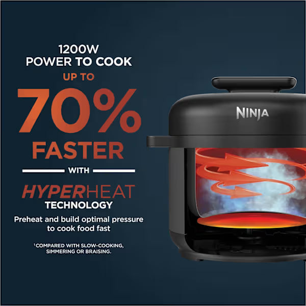 Ninja HyperHeat 9-in-1 Pressure & Rice Cooker 6L Black product image