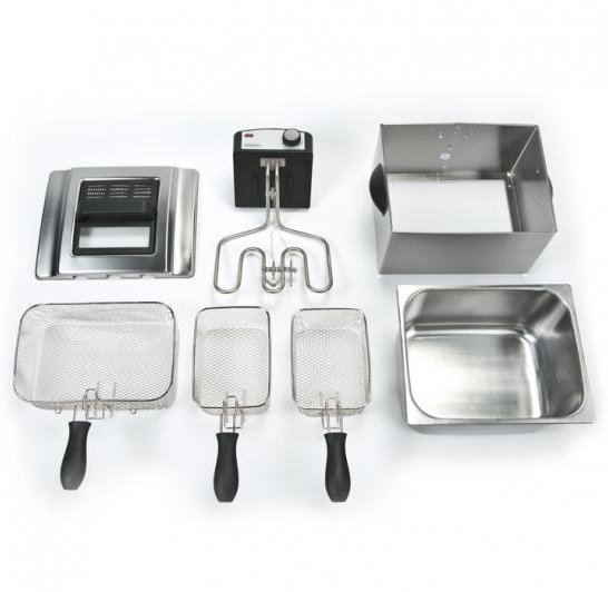 Bourgini 5Ltr Triple Deep Fryer S/S | 147186