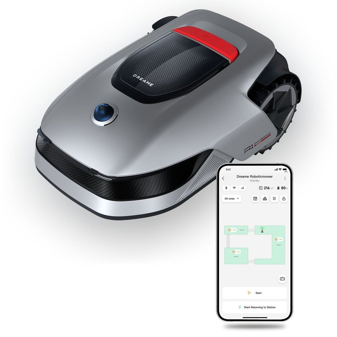 Dreame Robotic Mower A1 Pro with 3D Omnidirectional Obstacle Avoidance | MLLA7210 Dreame Robot Lawnmower Euronics Ireland