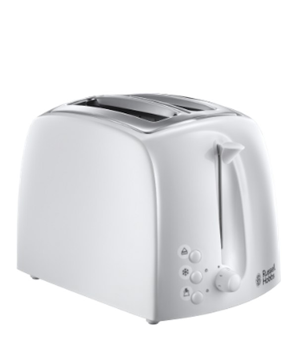 Russell Hobbs Textures Toaster 2 Slice White | 21640