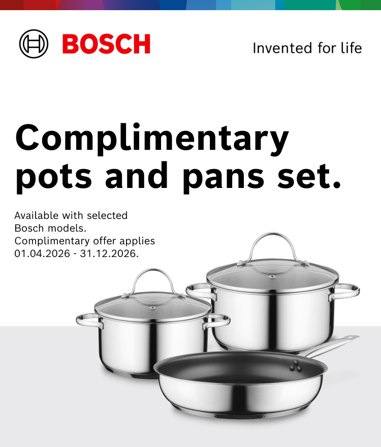 Complimentary Pots & Pans