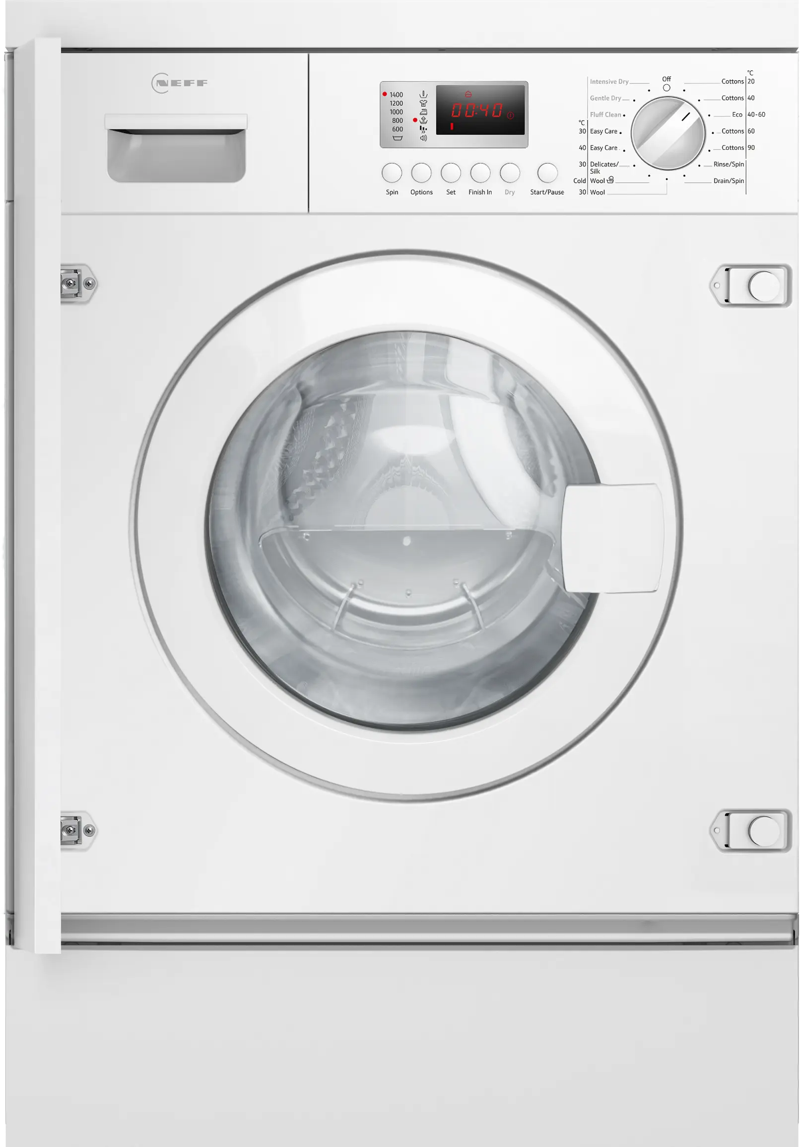 NEFF V6320X2GB fully integrated 7kg/4kg washer dryer in White