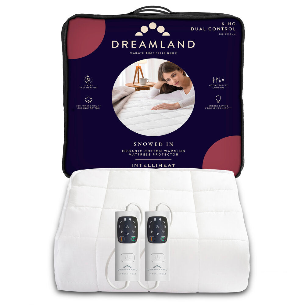 DREAMLAND KING SIZE DUAL CONTROL MATTRESS PROTECTOR | 16889