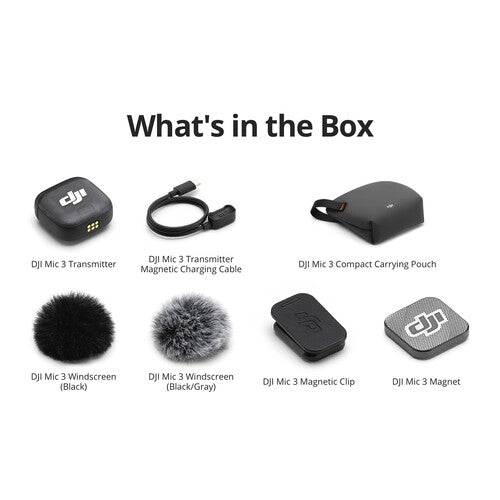 DJI Mic 3 Clip‑On Transmitter/Recorder | CP.RN.00000478.01