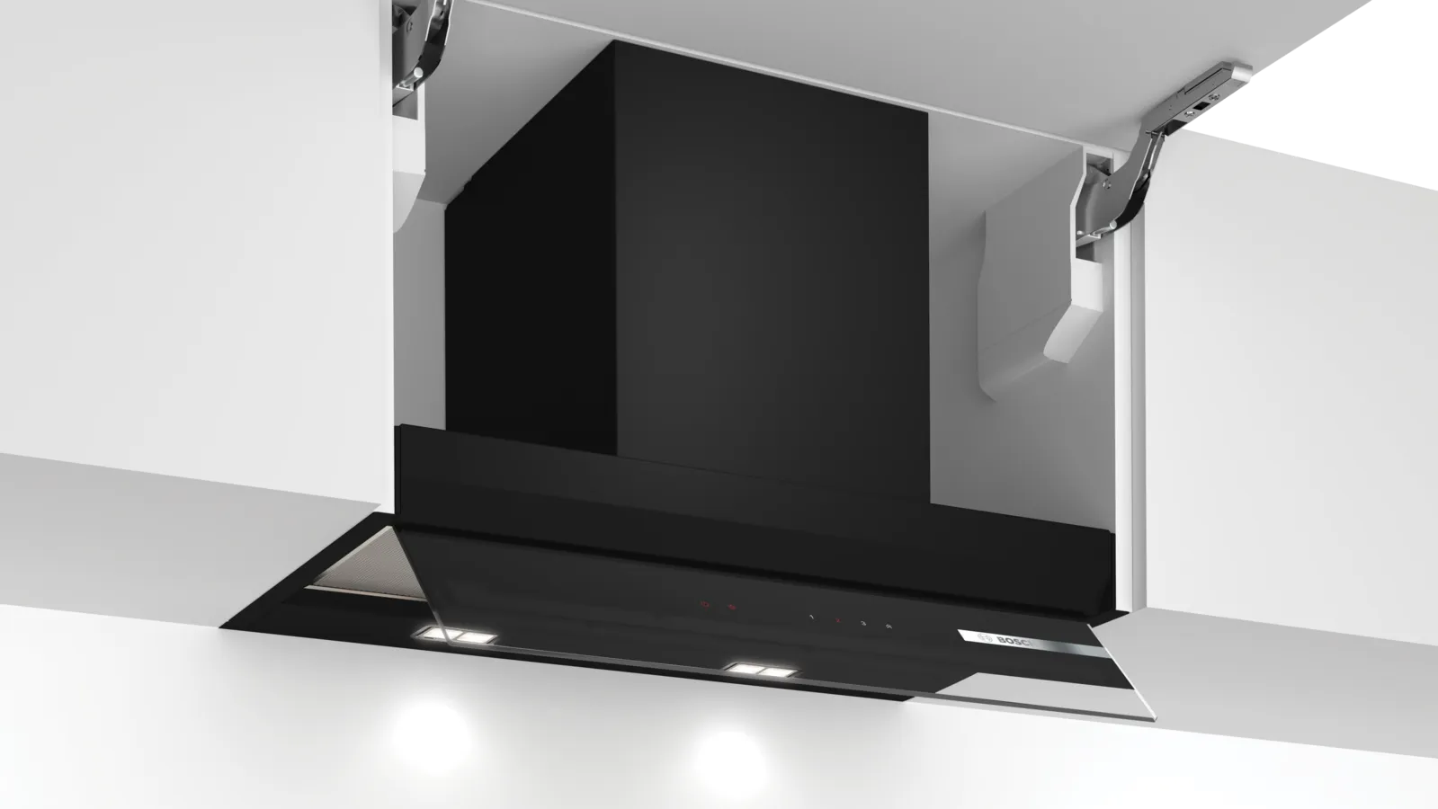 Bosch DBB67AM60B Series 6 60cm integrated design cooker hood in Black