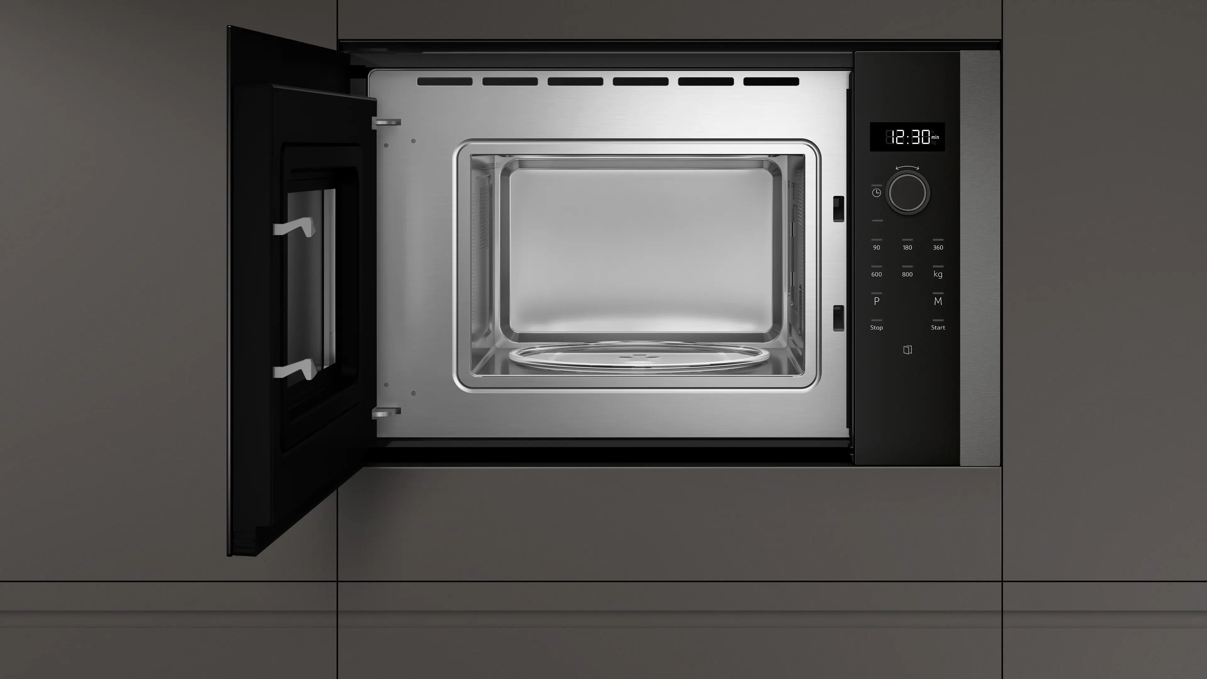 NEFF N50 HLAWD23G0B built-in microwave oven in Graphite-Grey