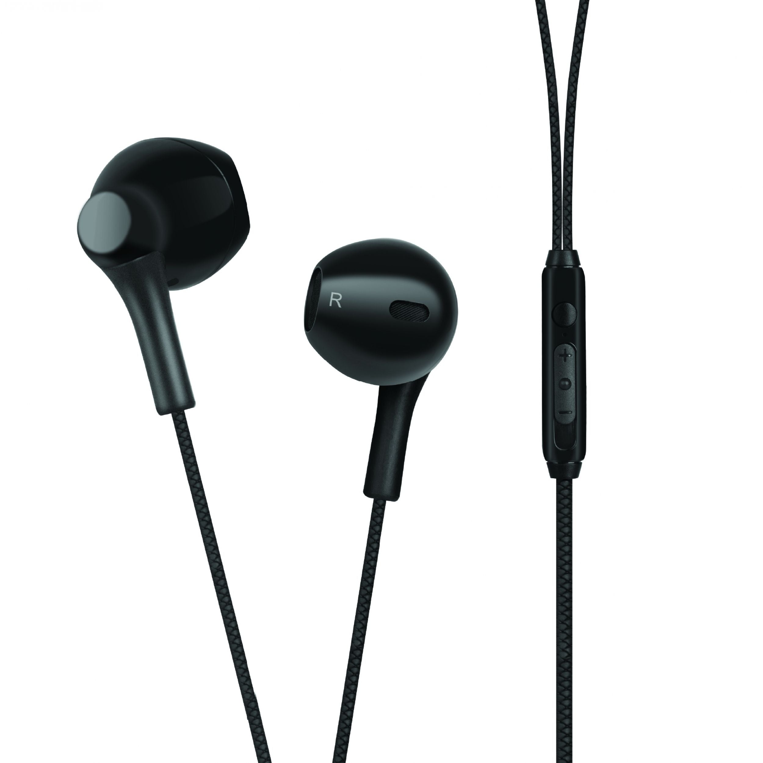 Groov-e Digital Buds USB-C Wired Earphones Black - official product image