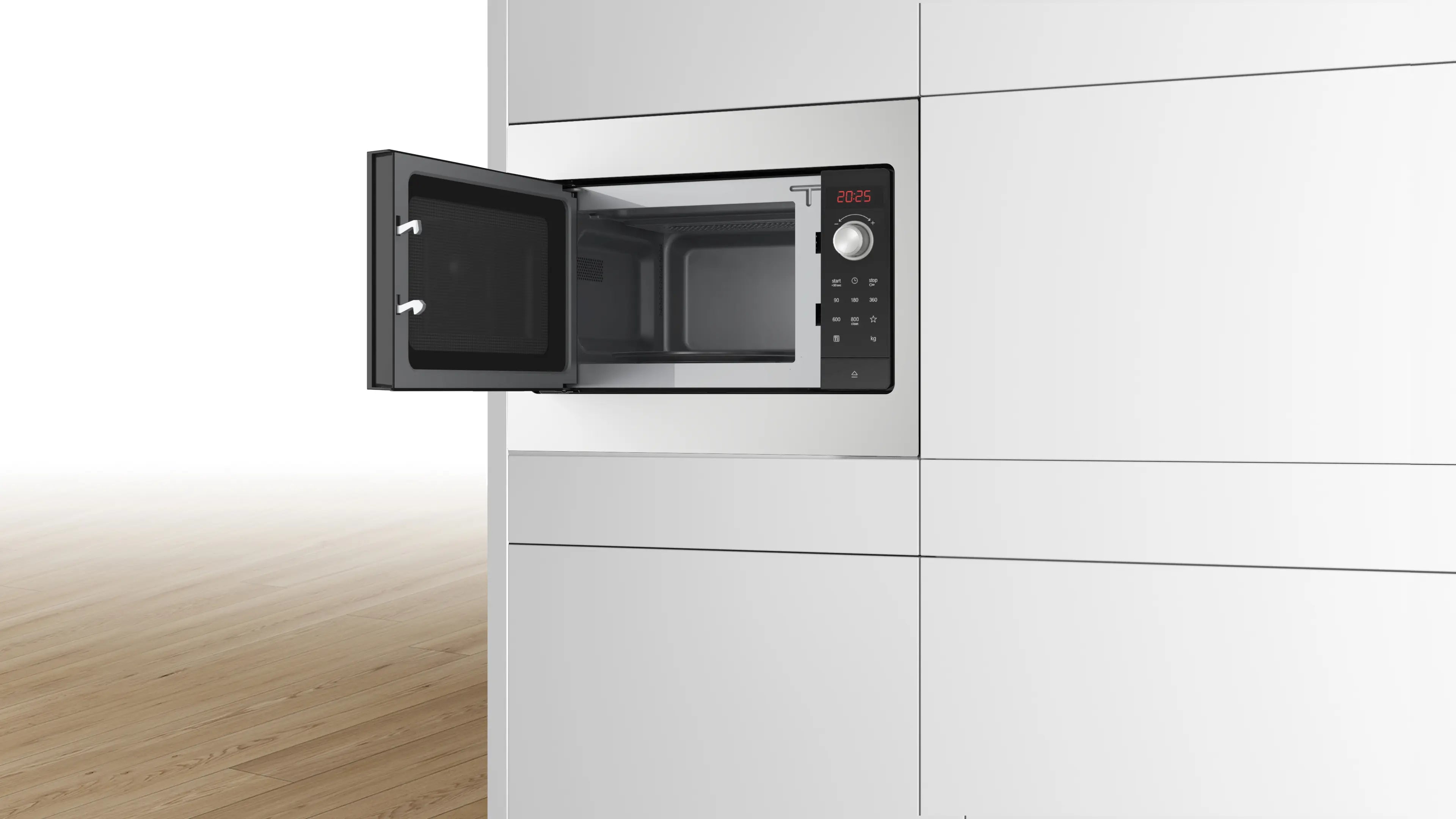 Bosch BFL523MS3B Series 2 built-in 20 litre solo microwave in Stainless Steel
