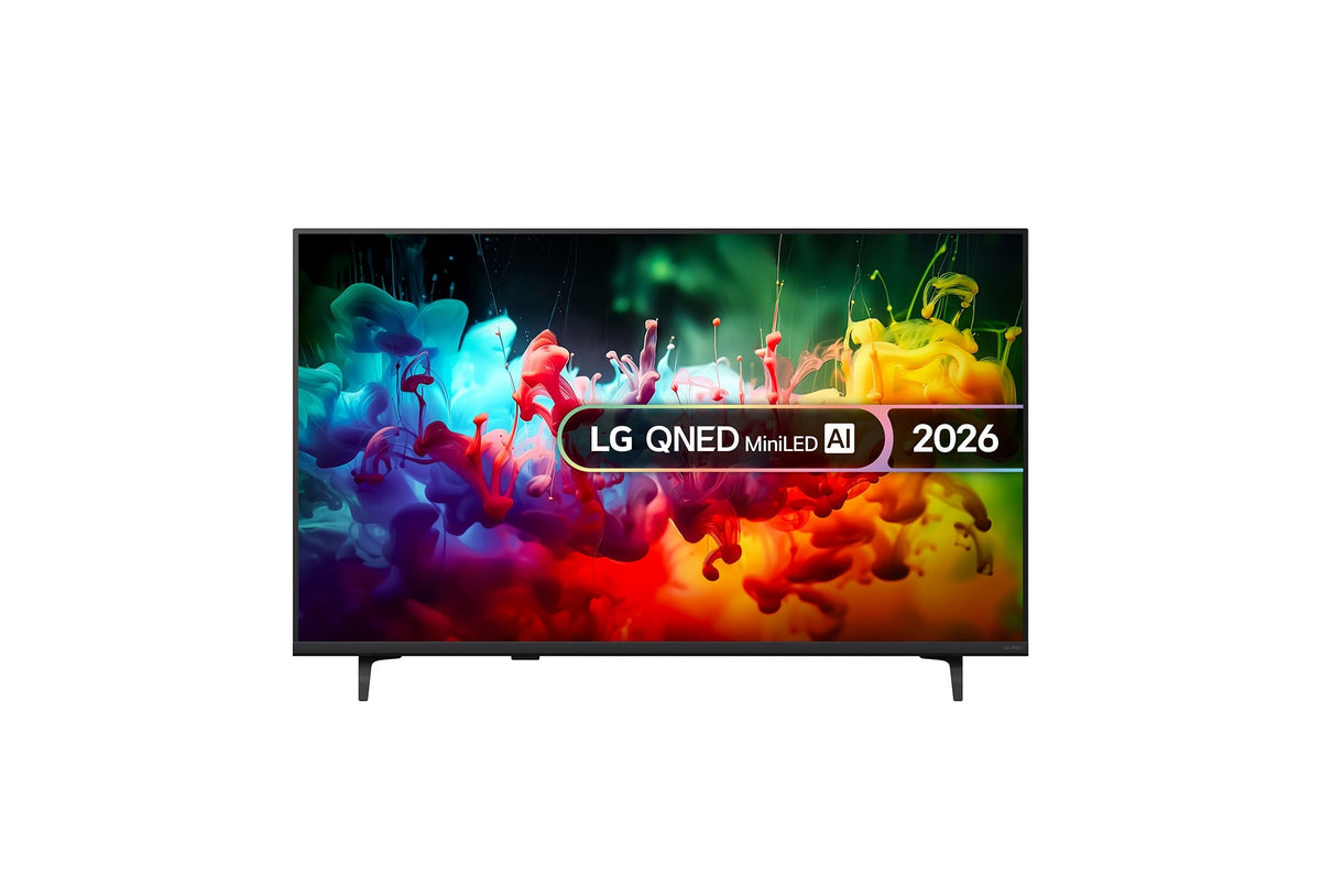 LG 43" QNED72 QNED AI Mini LED 4K Smart TV (2026) - front view