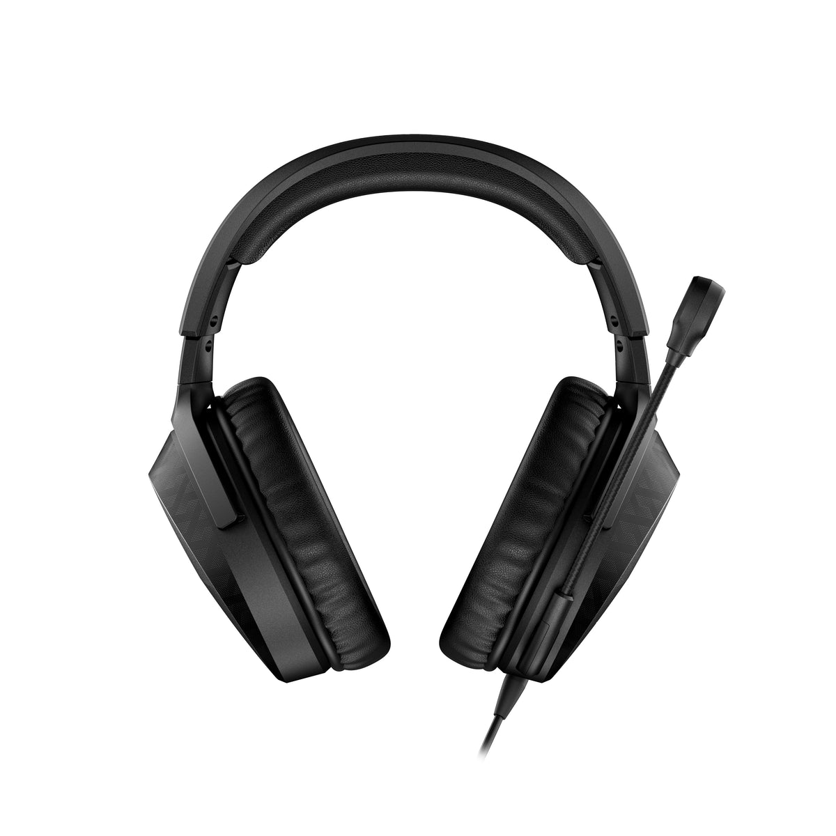 HyperX Cloud Stinger 3 Wired Gaming Headset - Black - front view on white