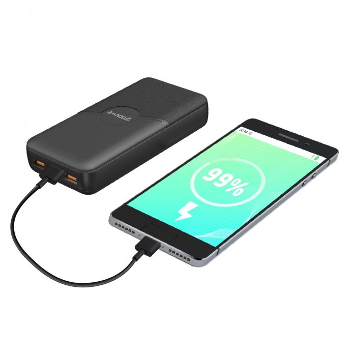 Groove 20,000mAh Powerbank Charger | GVCH20000-BK