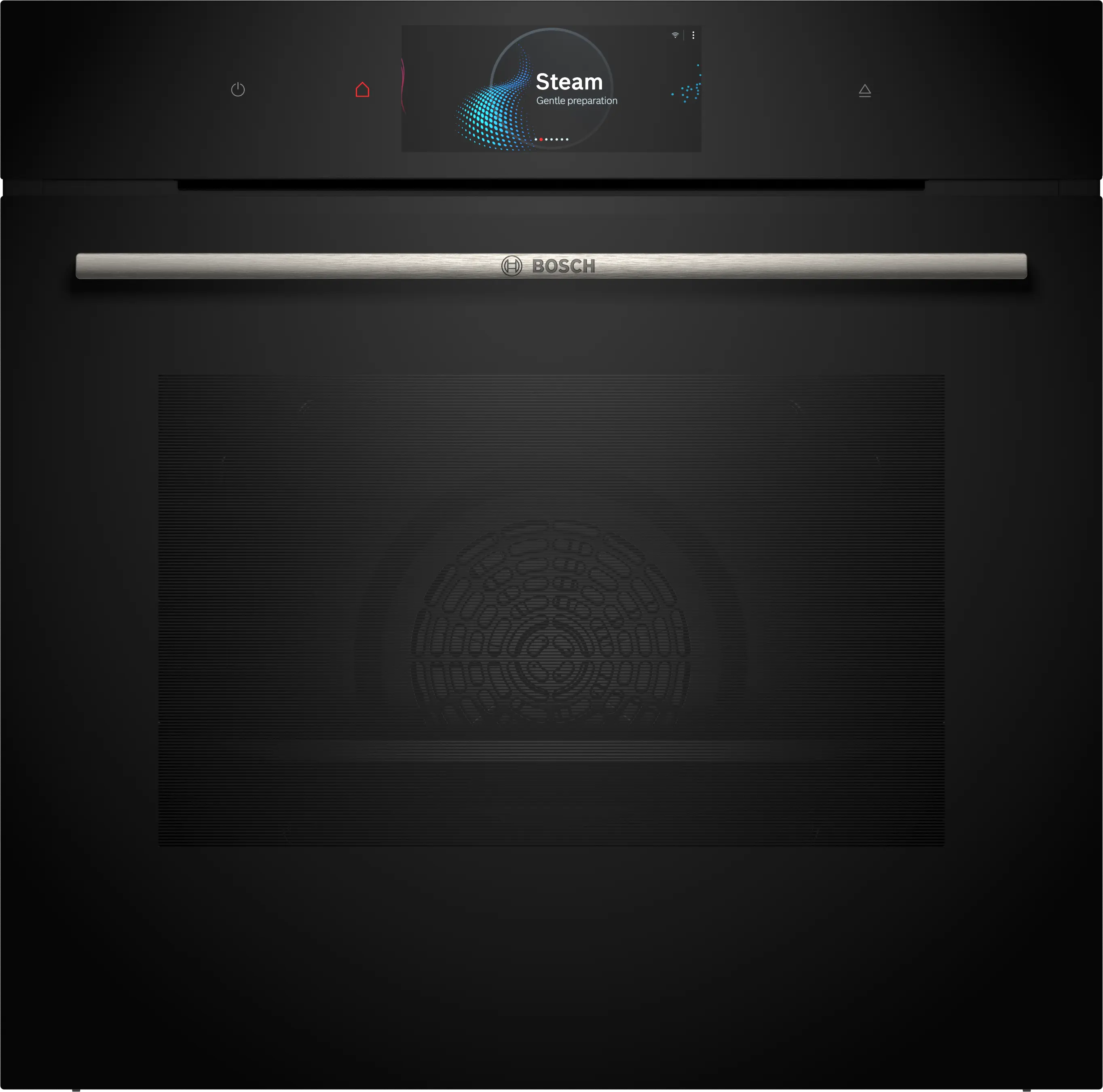 Bosch Series 8 built-in single oven with steam function in Black