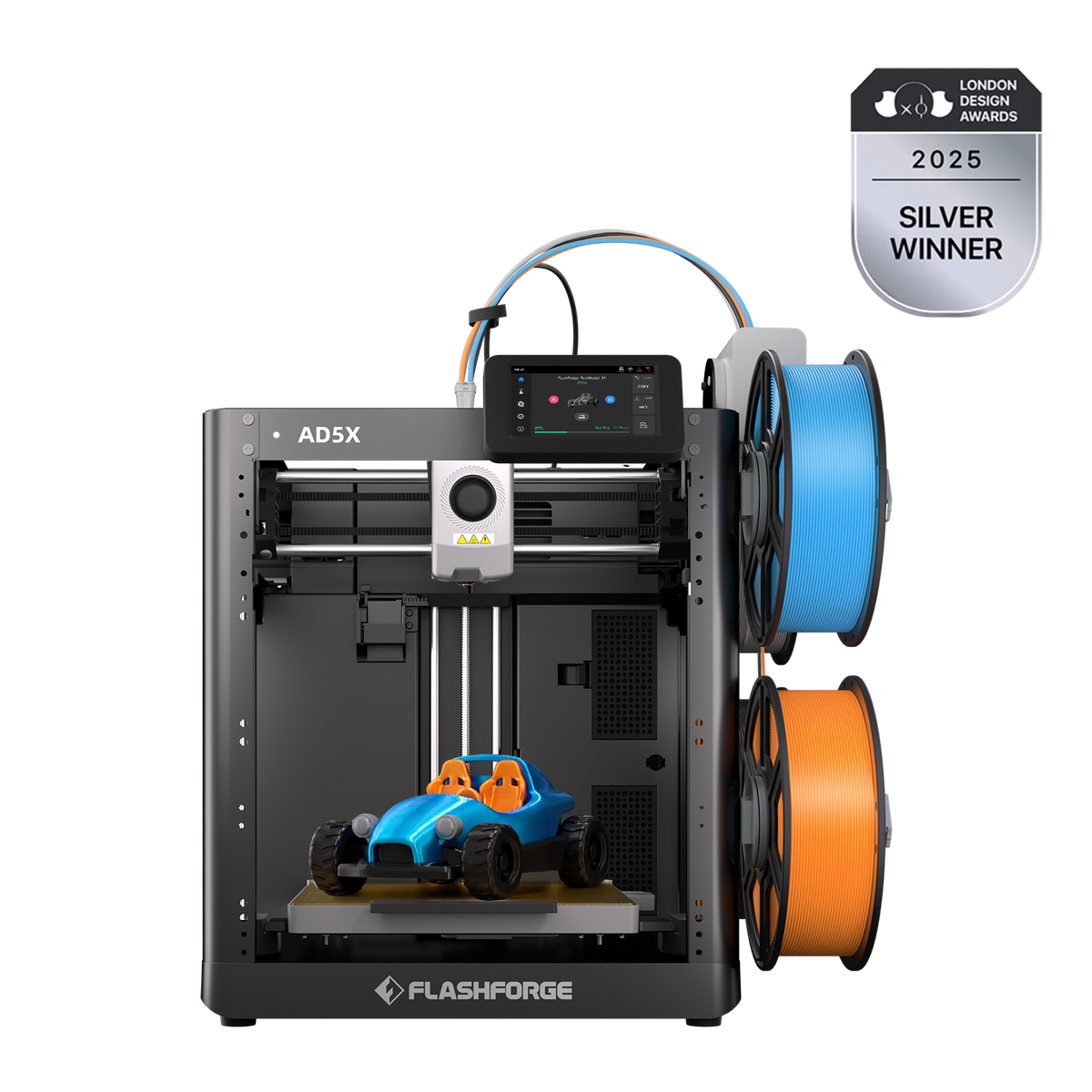 Flashforge AD5X Multicolour CoreXY 3D Printer - with the four-spool IFS