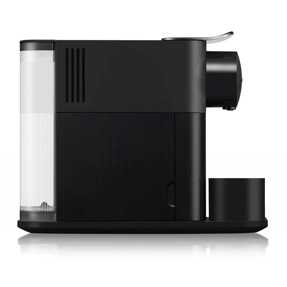 De'Longhi Nespresso Lattissima One Coffee Machine - Black - side view