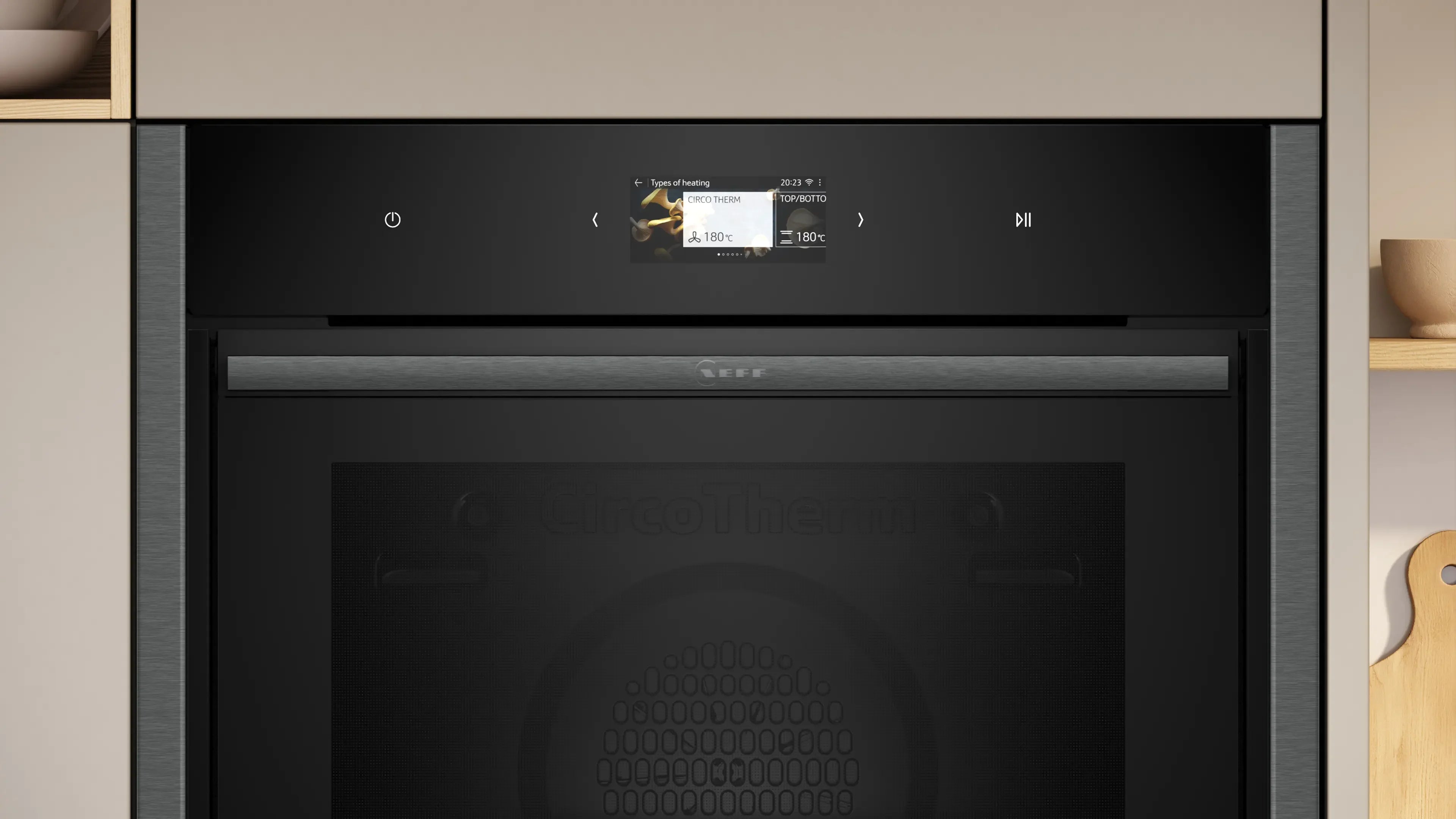 NEFF B64CS51G0B N90 Slide&Hide built-in single oven in Graphite-Grey