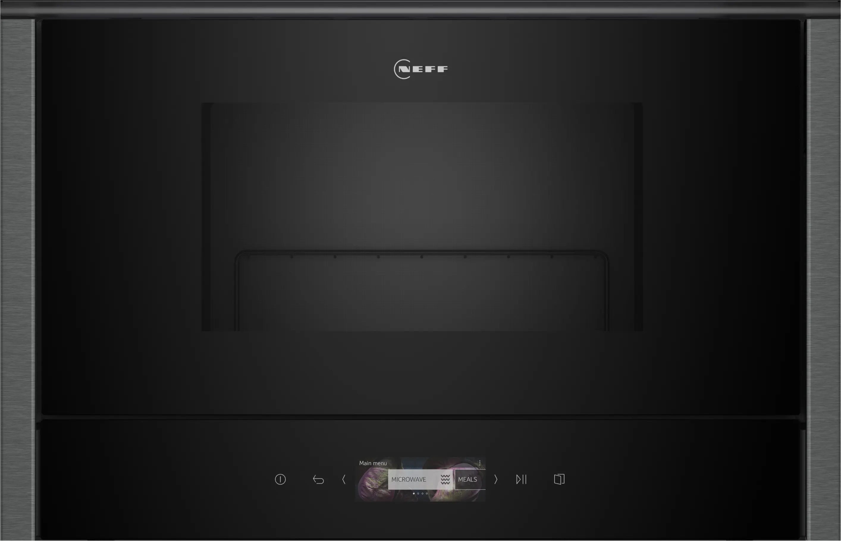 NEFF N70 NR4GR31G1B built-in microwave with grill in Graphite-Grey
