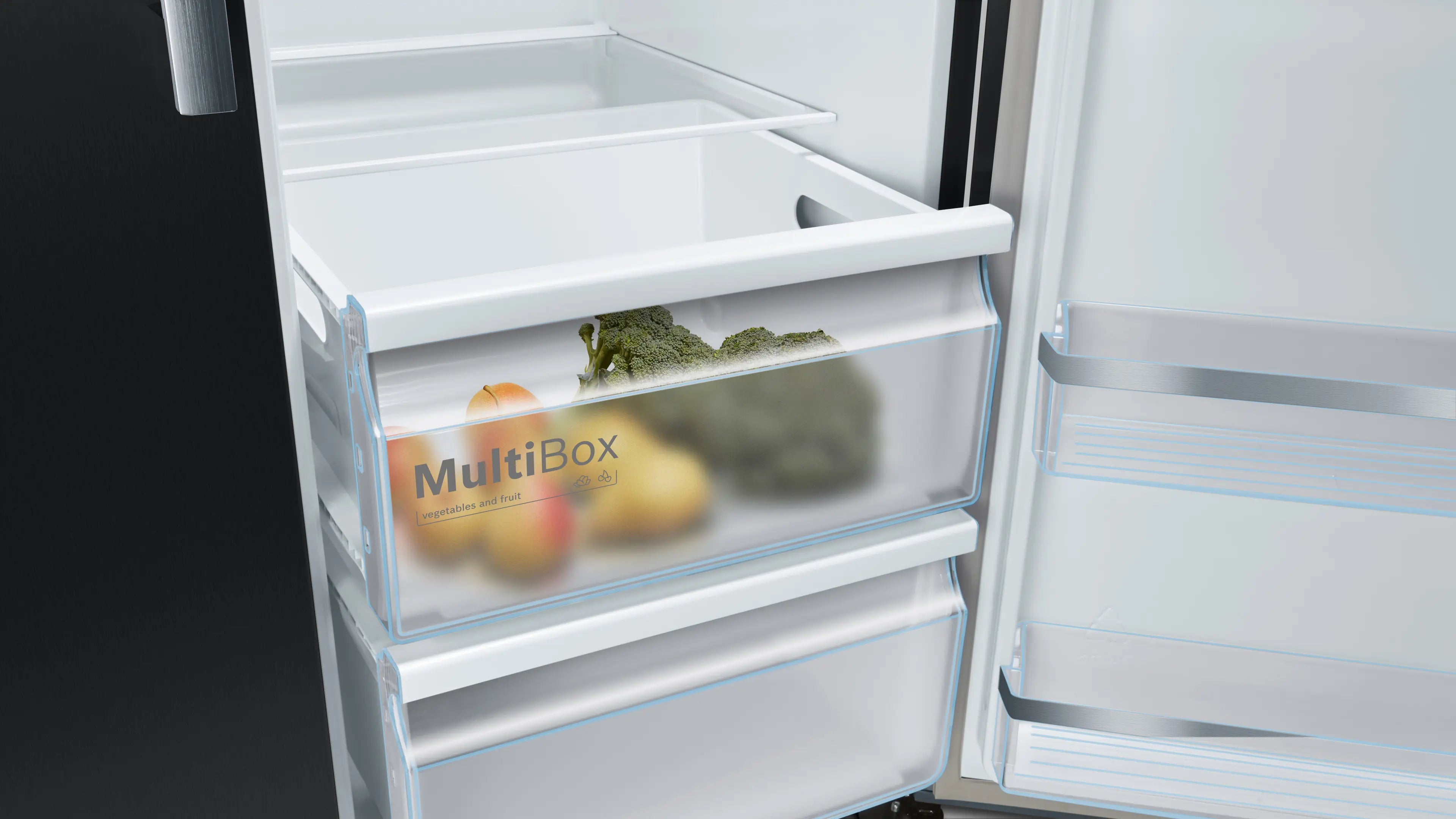 Bosch Series 6 KAD93ABEP American Side by Side Fridge Freezer in Black