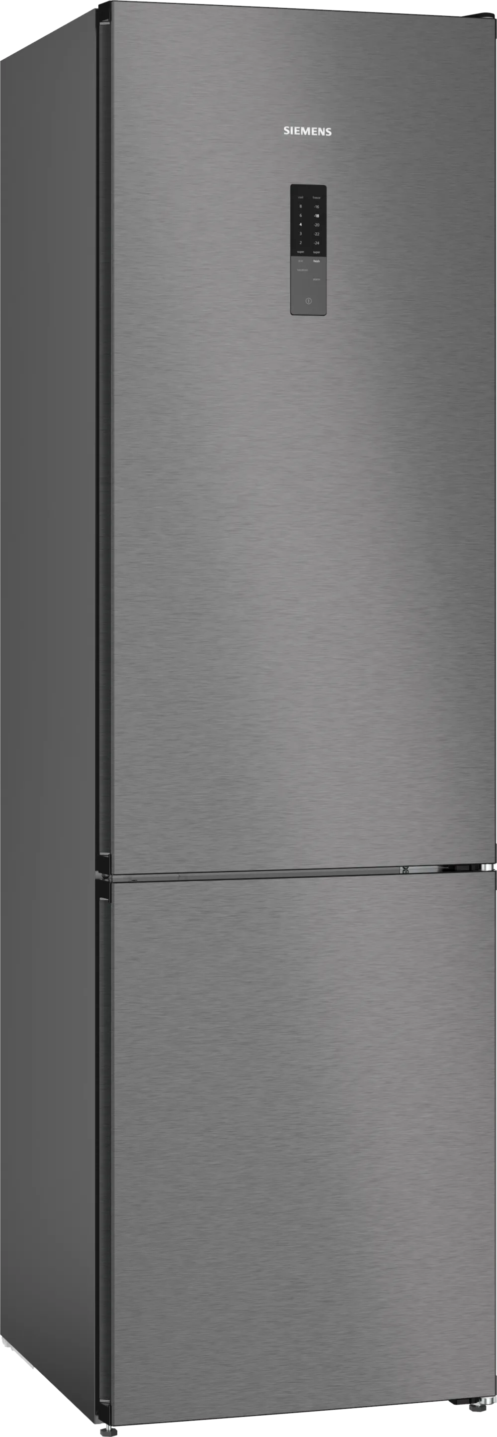 Siemens iQ300 363 L Freestanding Fridge‑Freezer – Brushed Black Steel | KG39NXXBF