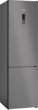 Siemens iQ300 363 L Freestanding Fridge‑Freezer – Brushed Black Steel | KG39NXXBF