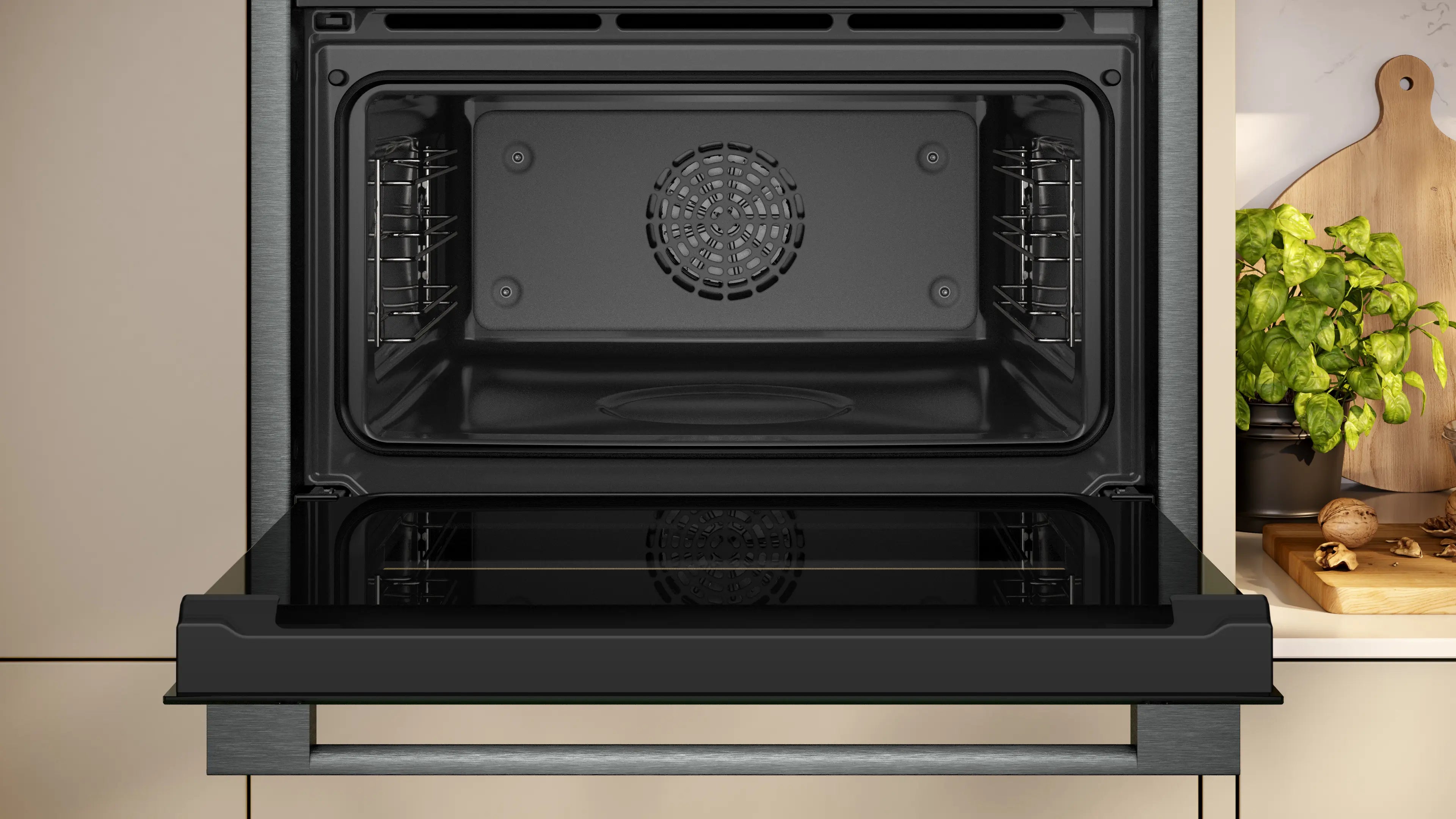 NEFF N90 compact combi-steam oven C24FS31G0B in Graphite-Grey