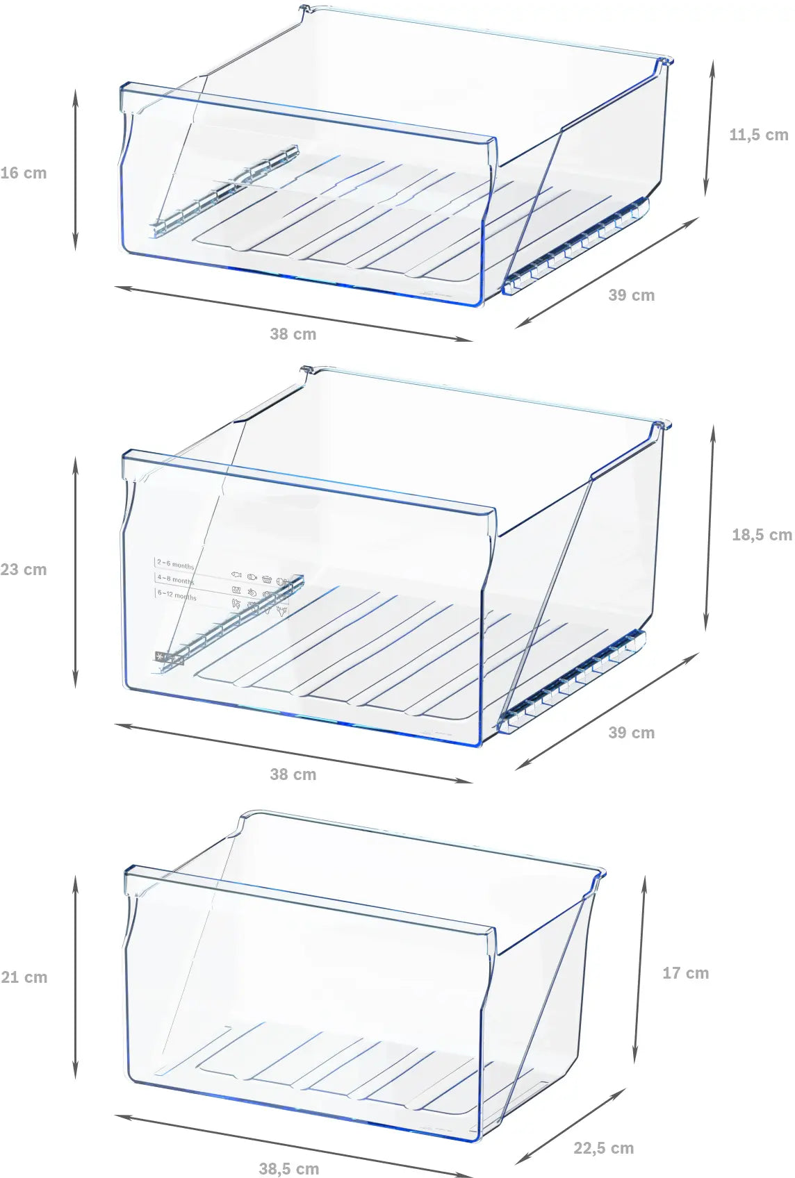 Bosch GTV15NWEBG Series 2 under counter freezer in White