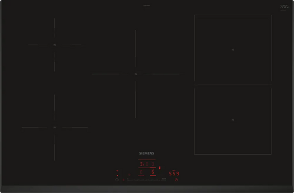 Siemens iQ500 80 cm Induction Hob – Black | ED851HWB1E