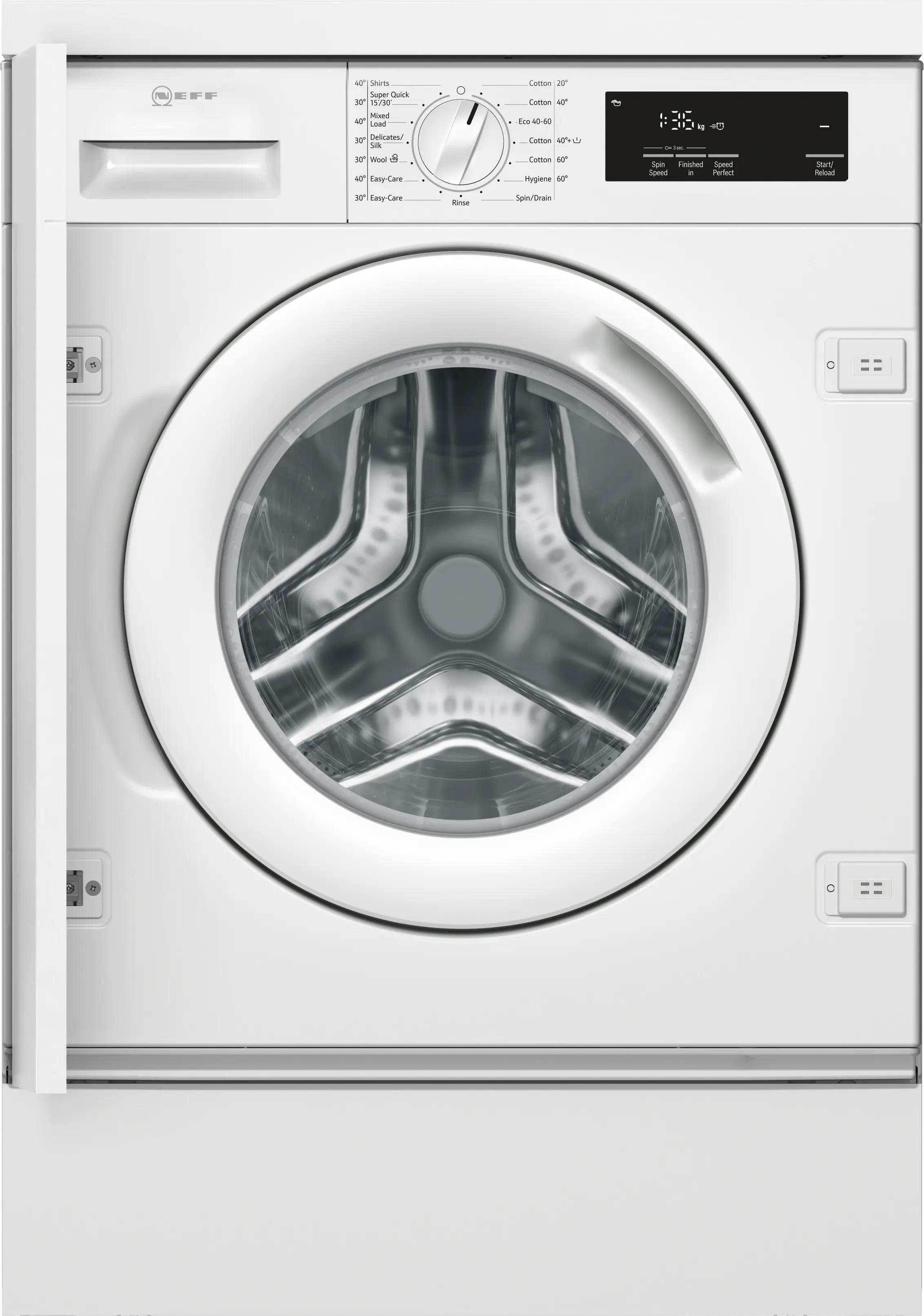 NEFF W543BX2GB built-in washing machine in White