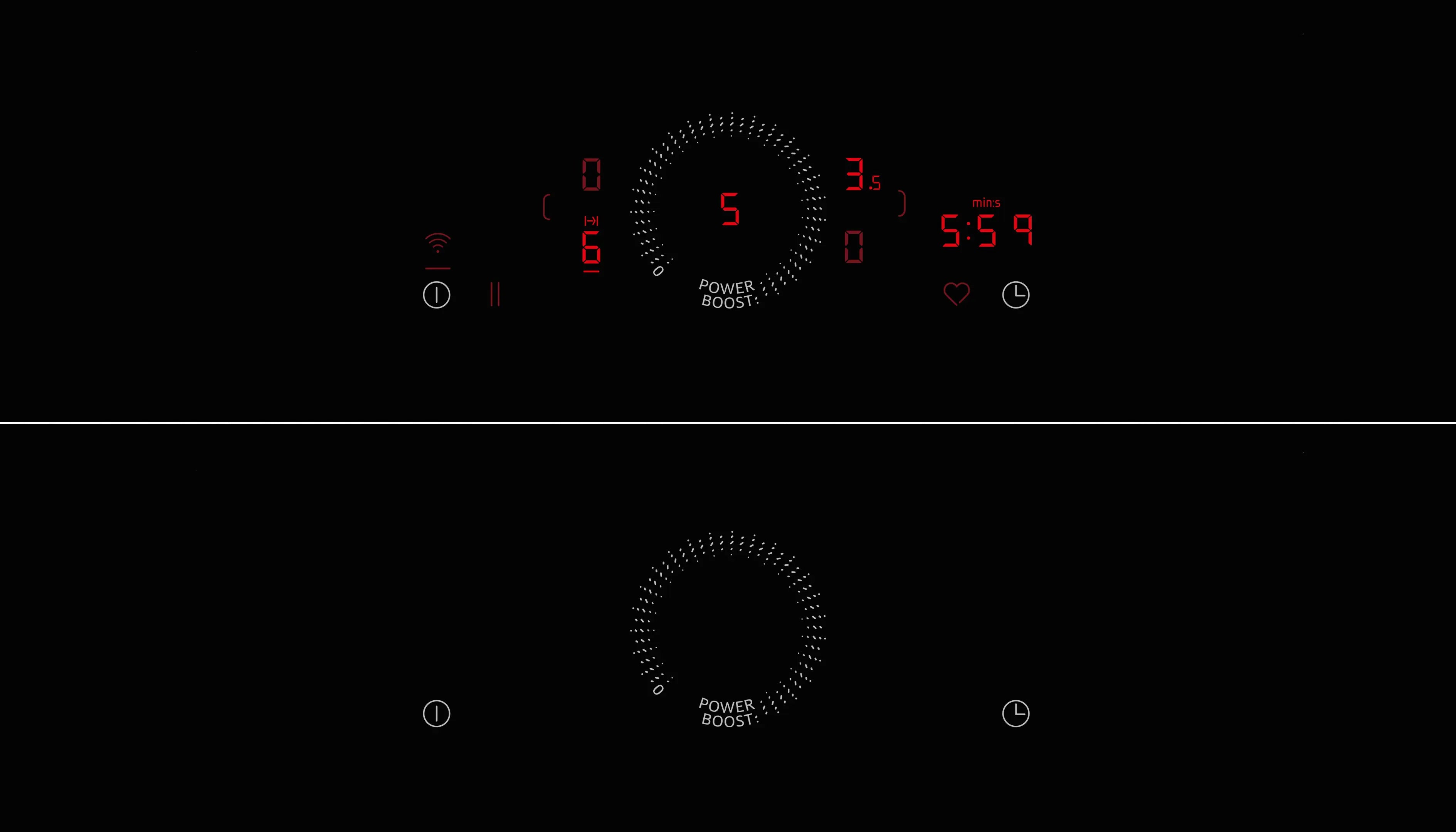 NEFF N 70 V58NHQ4L0 80cm Induction Hob with Integrated Ventilation System in Black