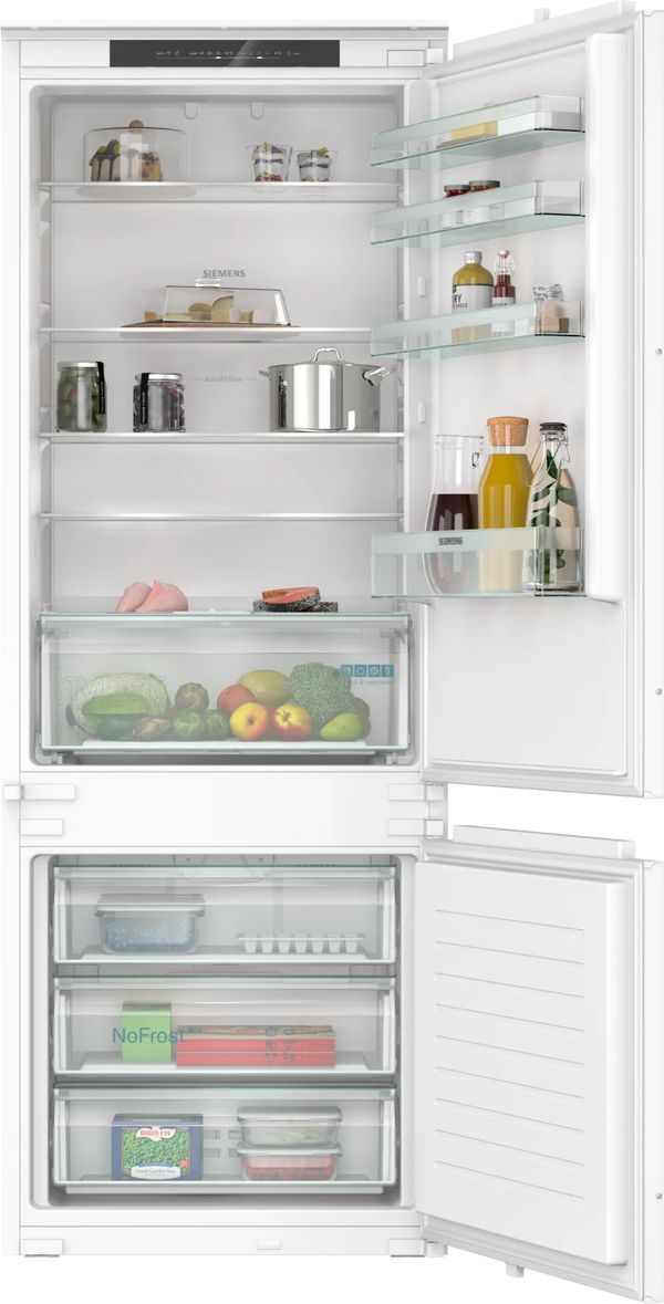 Siemens iQ100 Built‑In Bottom Freezer Fridge‑Freezer – KB96NNSE0