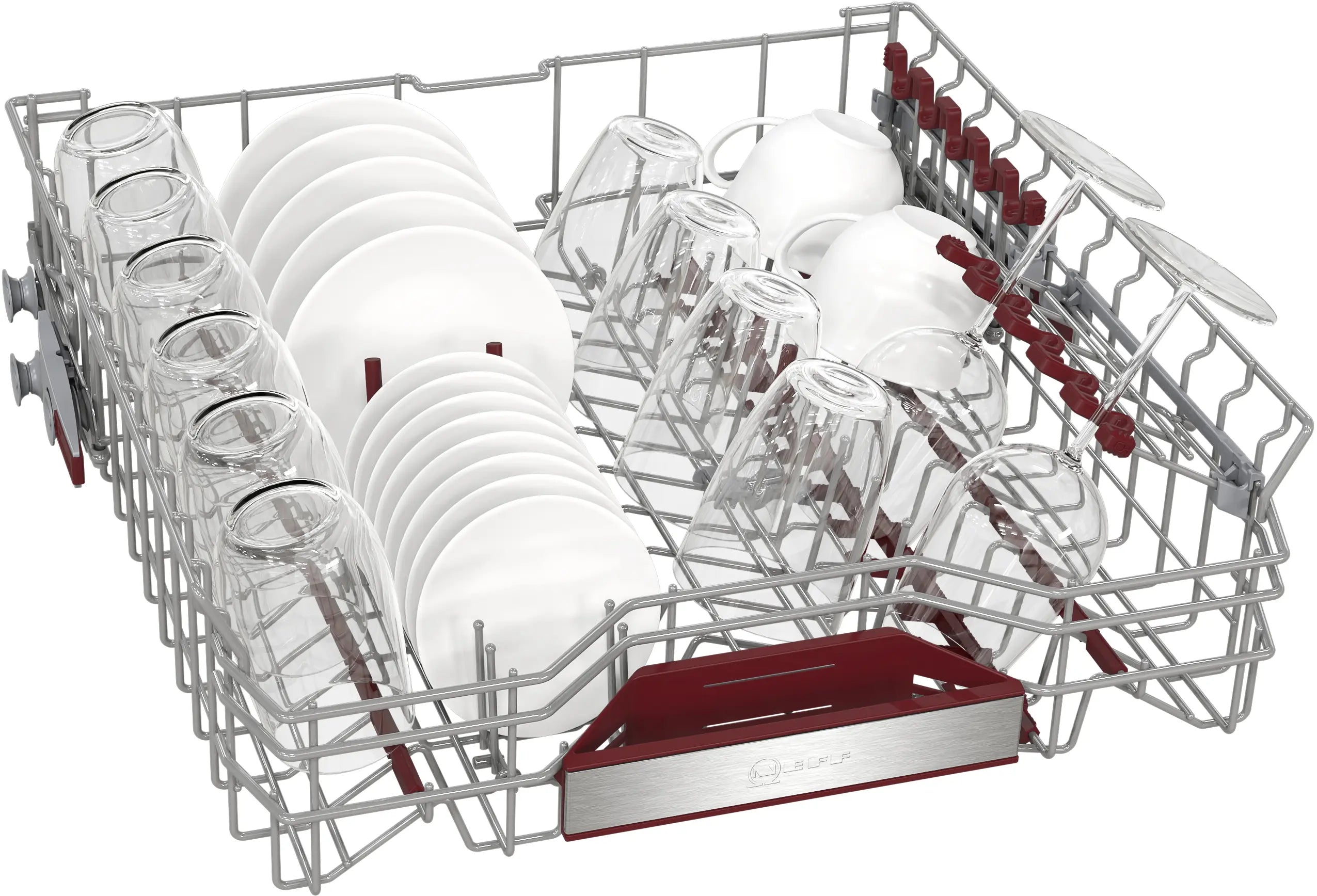 NEFF S197YCX05G N70 fully integrated dishwasher in Stainless Steel