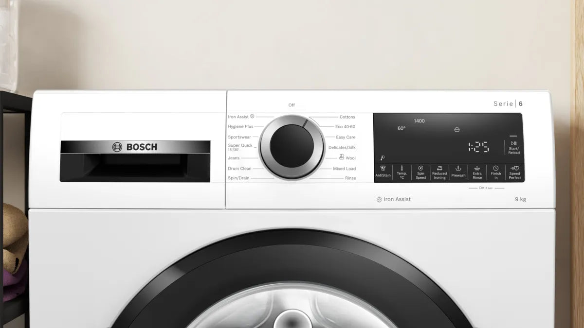 BOSCH Series 6 9 kg 1400 Spin Washing Machine - White | WGG24400GB