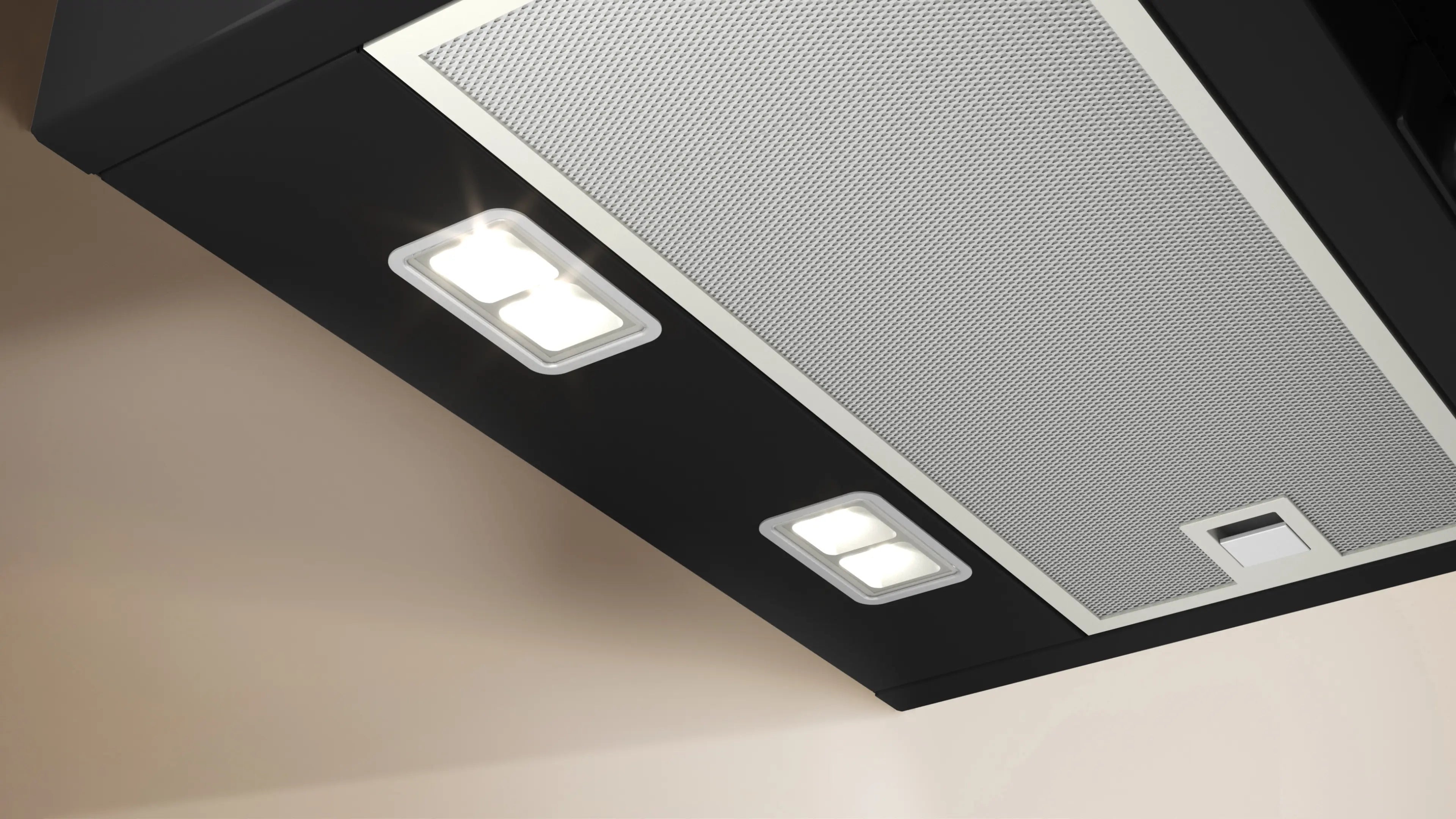 NEFF N 50 60cm angled glass cooker hood in Black