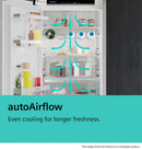 Siemens iQ100 Built‑In Bottom Freezer Fridge‑Freezer – KB96NNSE0