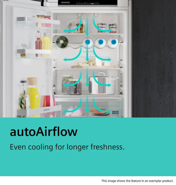 Siemens iQ100 Built‑In Bottom Freezer Fridge‑Freezer – KB96NNSE0