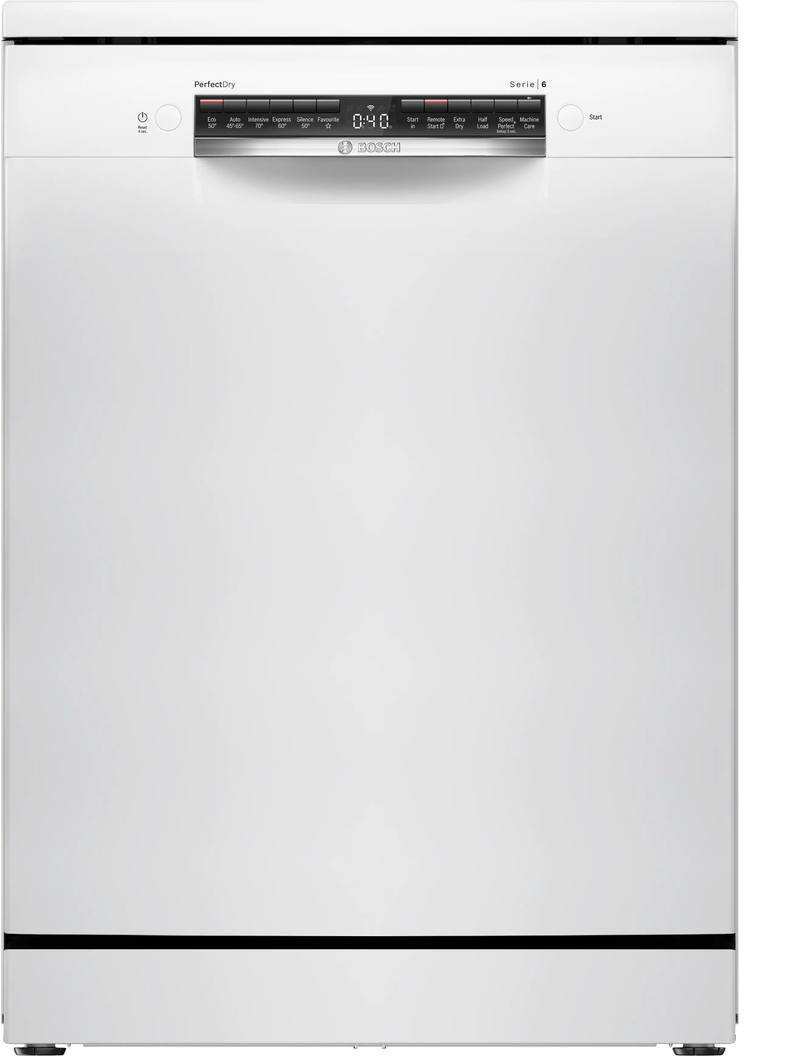 Bosch Series 6 SMS6ZCW10G freestanding 60cm dishwasher in White