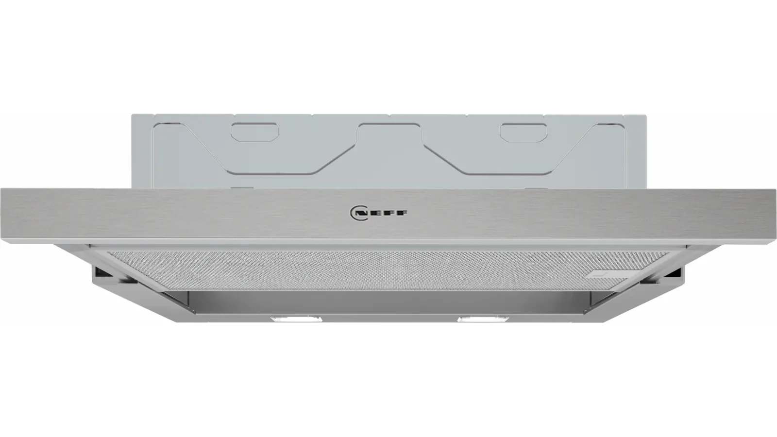 NEFF N 30 D46BR22N1B 60cm telescopic cooker hood in Silver Metallic