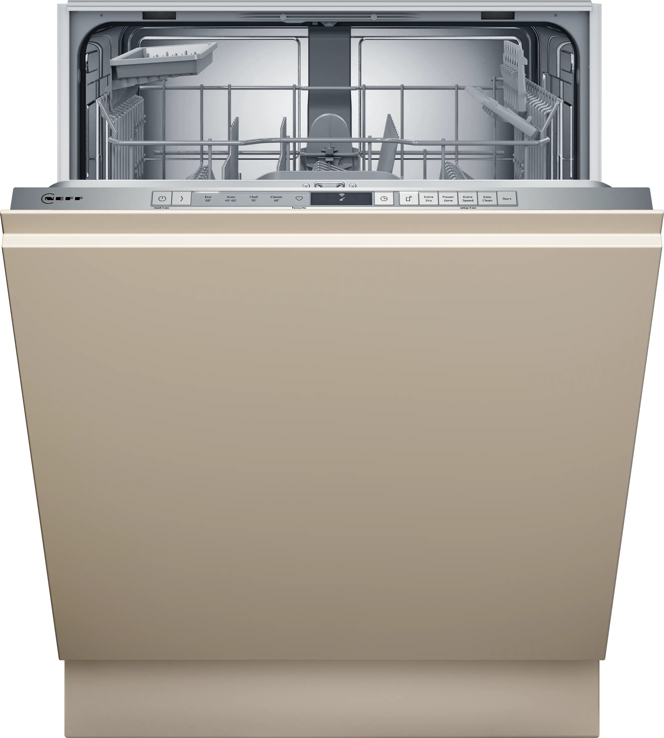 NEFF S153HKX03G N30 fully integrated dishwasher in Stainless Steel