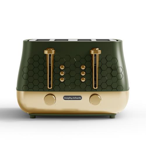 Morphy Richards Cassini 4-Slice Olivine Green Toaster | 243022