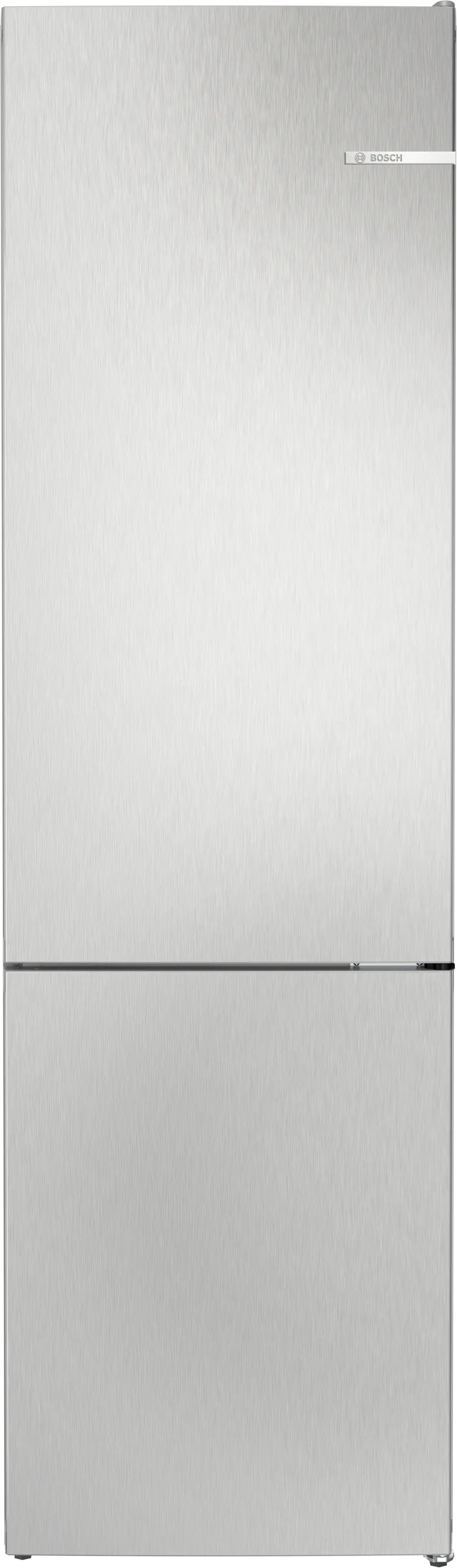 Bosch KGN392LBFG Series 4 freestanding fridge freezer in Stainless Steel Look