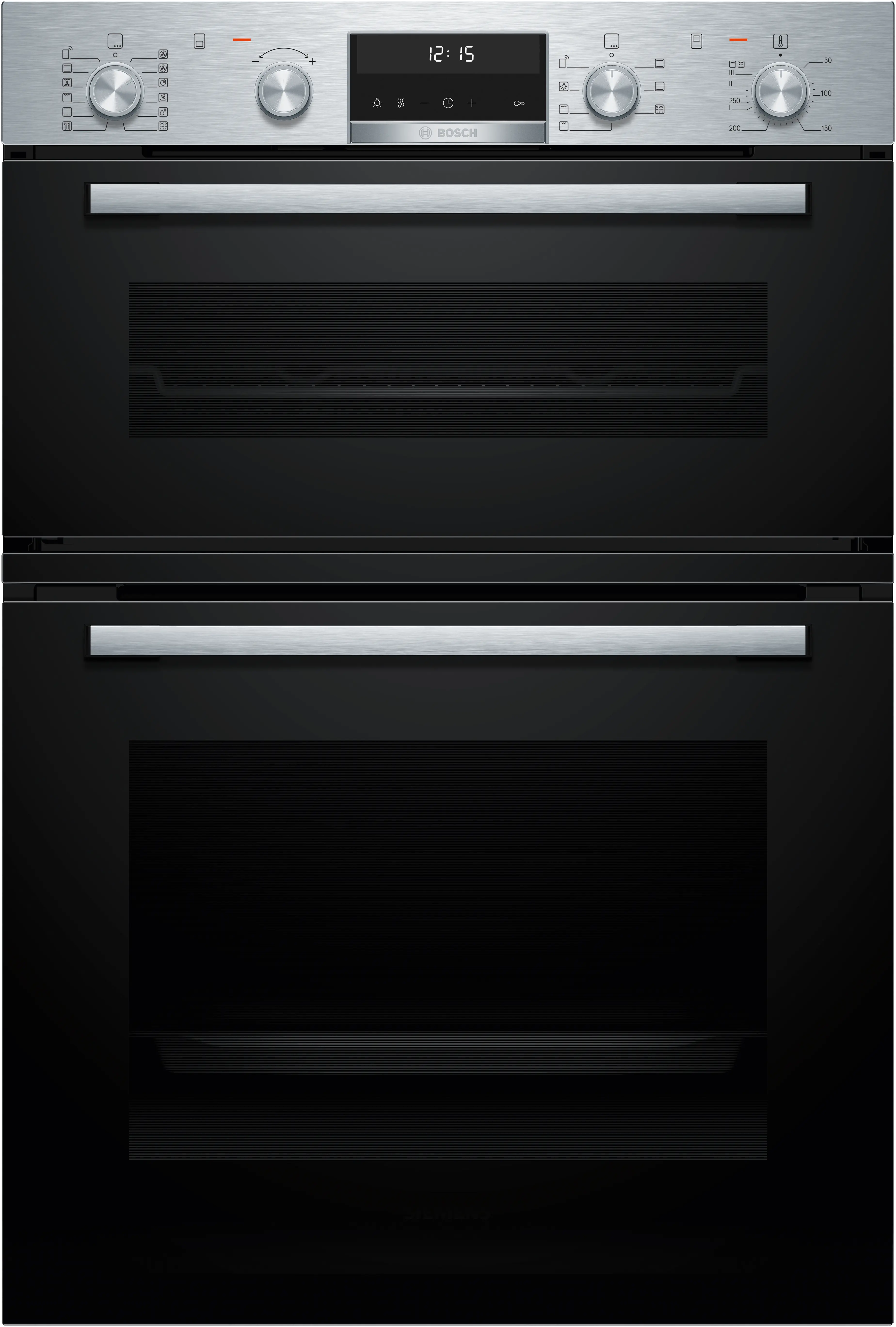 Bosch Series 6 MBA578BS7B Built-In Double Oven with Pyrolytic Cleaning in Stainless Steel