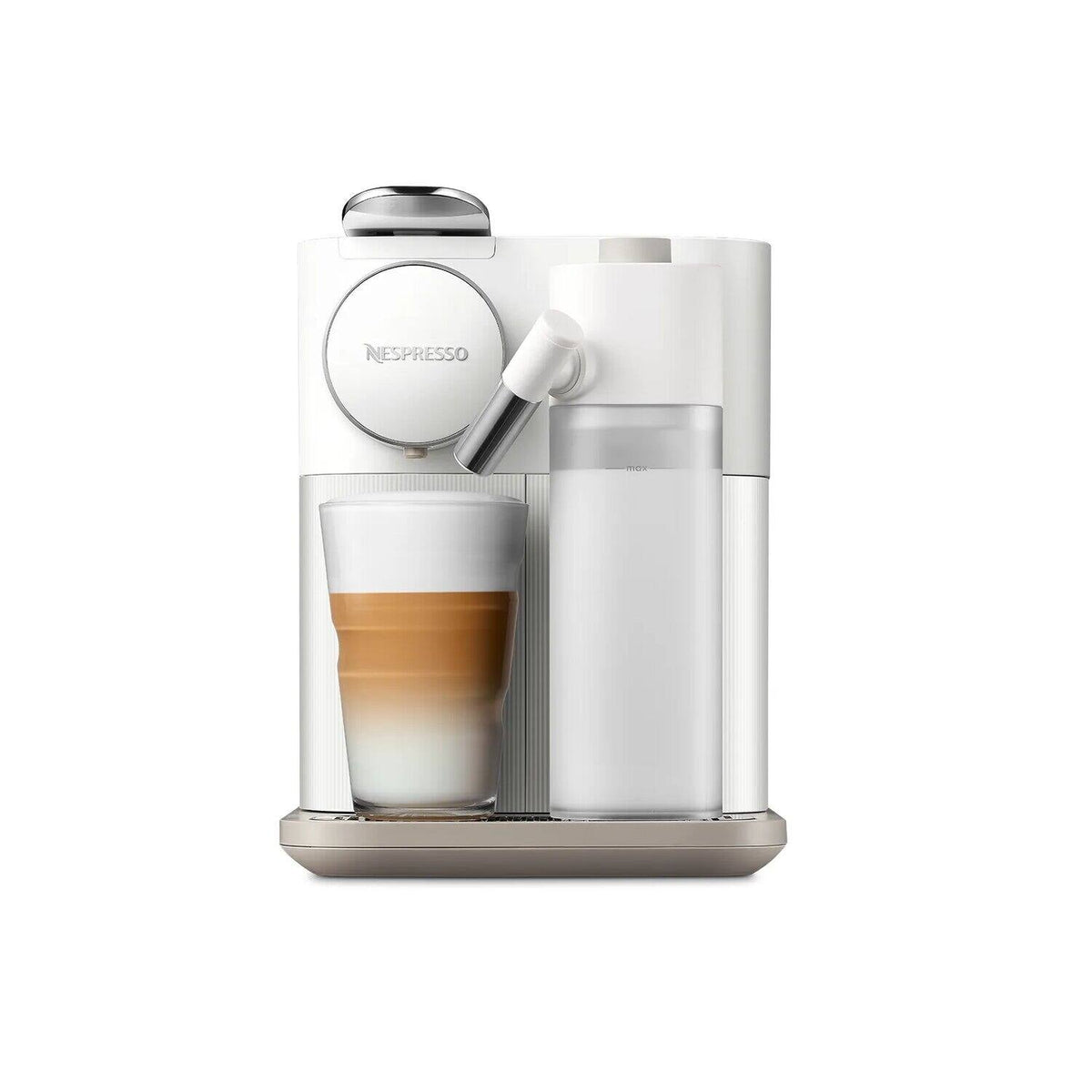 De'Longhi Nespresso Gran Lattissima Coffee Machine - White - front view