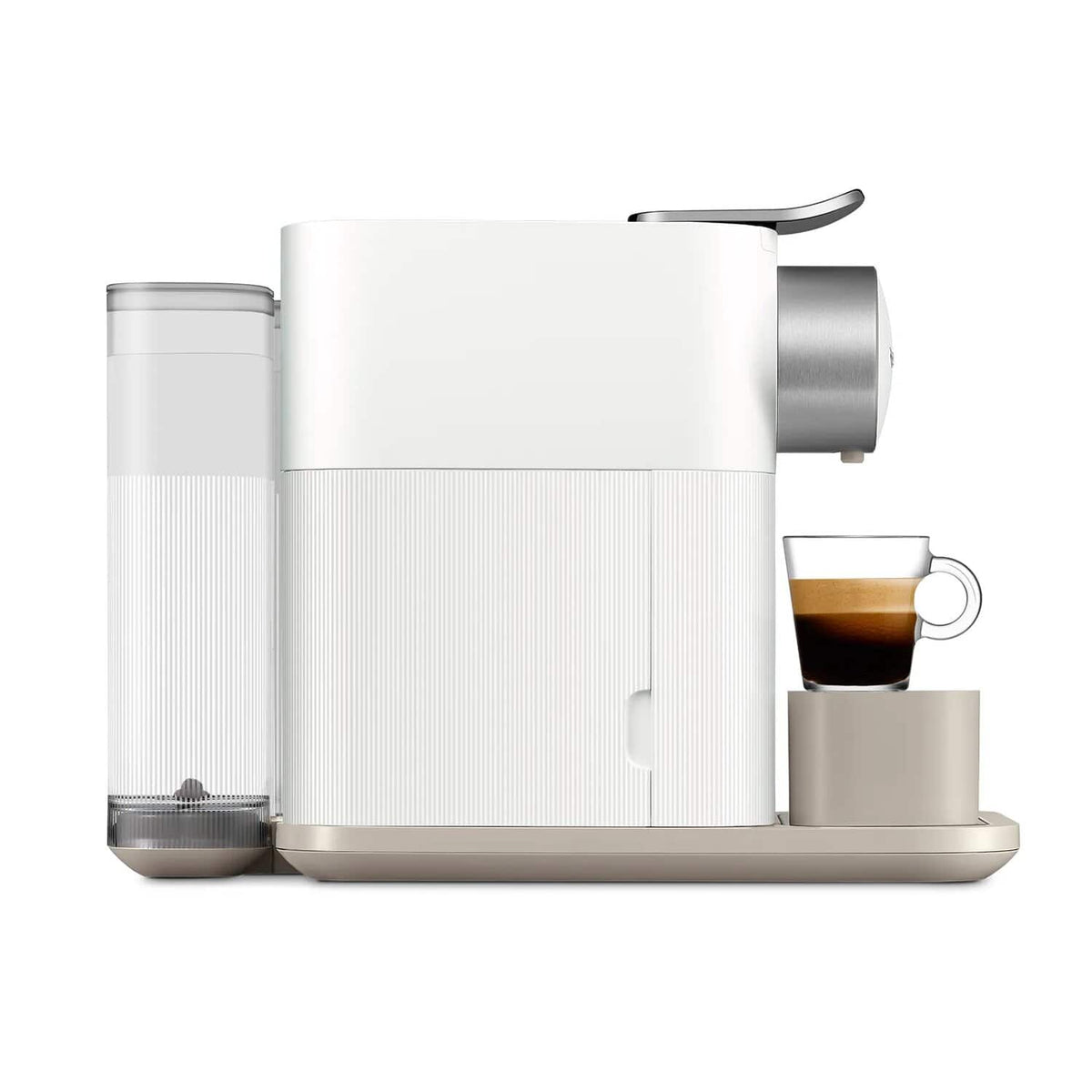 De'Longhi Nespresso Gran Lattissima Coffee Machine - White - side view